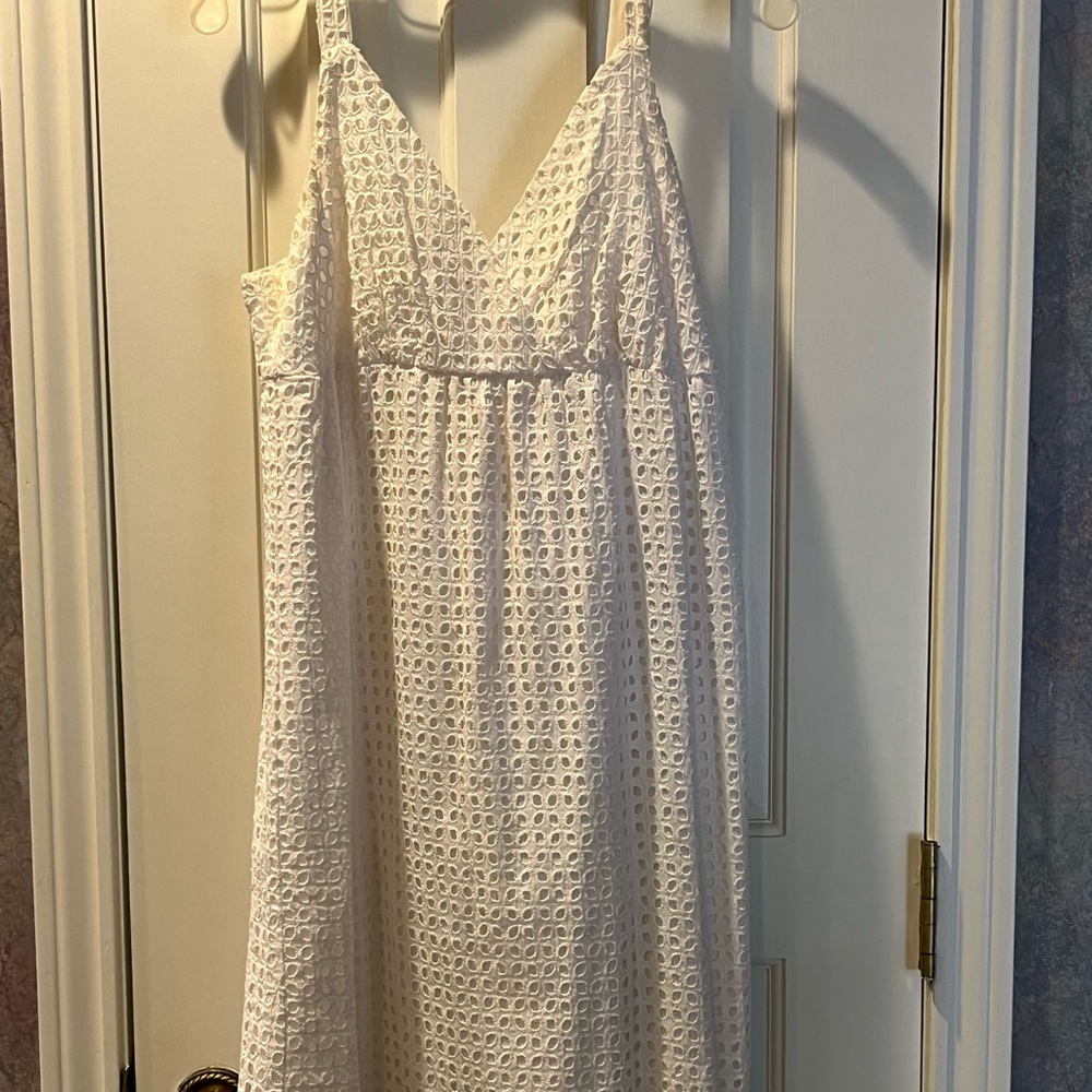 White midi sundress